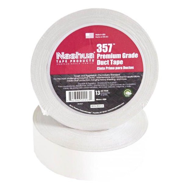 Nashua 357 Gaffatape - 48mm X 55m Hvid